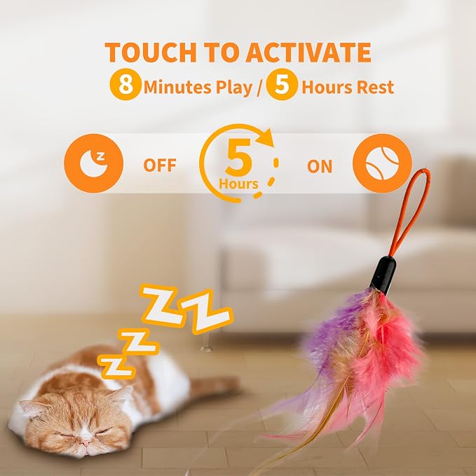 Interactive Cat Toys for Indoor Cats, Automatic Hanging Electric Cat Teaser - Image 5