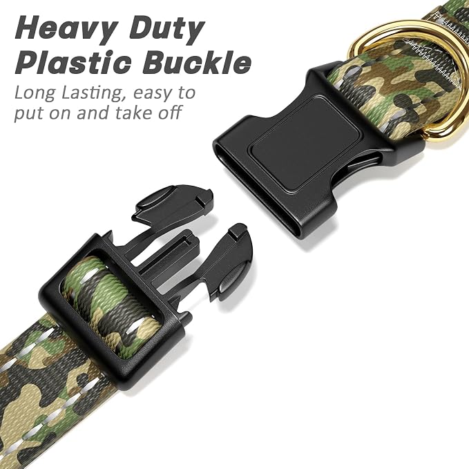 MOODEL Reflective Dog Collar for Extra Small Dogs Cats, Cute Camouflage - Image 4