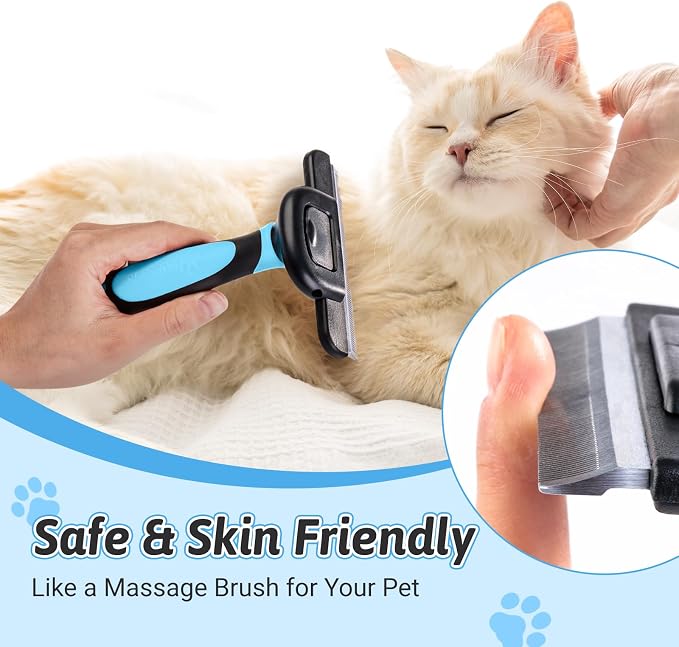 MIU COLOR Long Hair Pet Grooming Brush, Deshedding Tool - Image 6