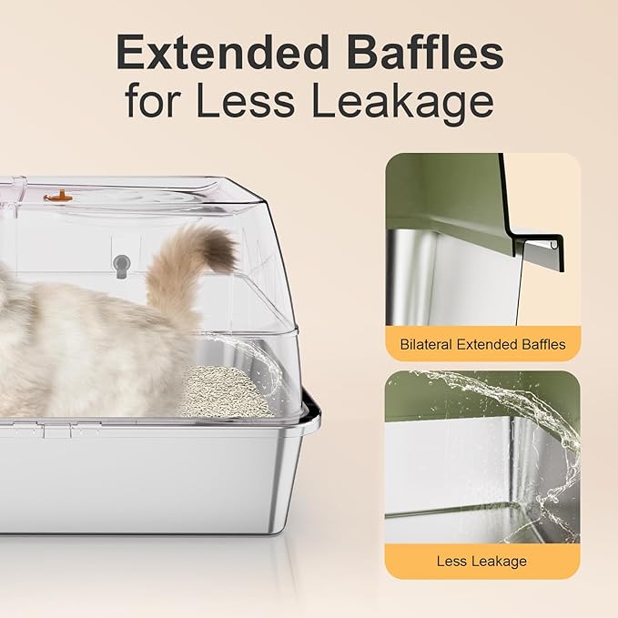Stainless Steel Litter Box - Image 4