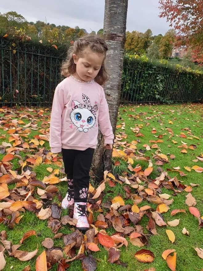 Toddler Baby Girls Clothes Long-sleeve Tie Dye Hoodie Sweatshirt Pants Hooded - Image 2