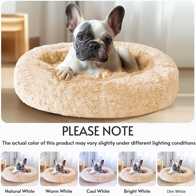 JOLLYVOGUE Calming Small Dog & Cat Bed - Image 6