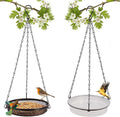 2-in-1 Set Hanging Bird Feeder and Bath by HRAYLTOP