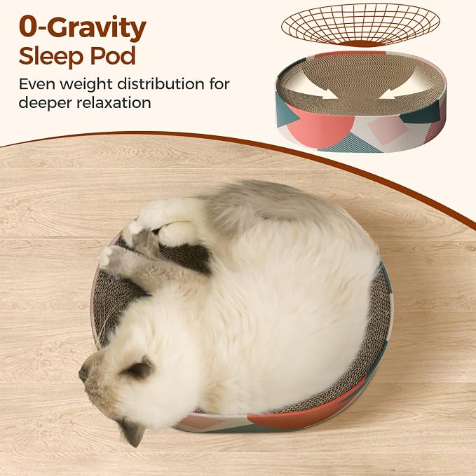 ComSaf Cat Scratcher Cardboard Bed Lounge Couch - Image 3