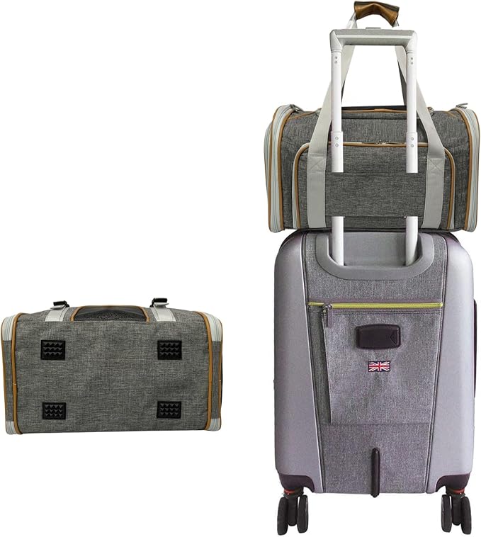 Mr. Peanut's Expandable Airline Approved Soft Sided Pet Carrier, Luxury Travel - Image 7