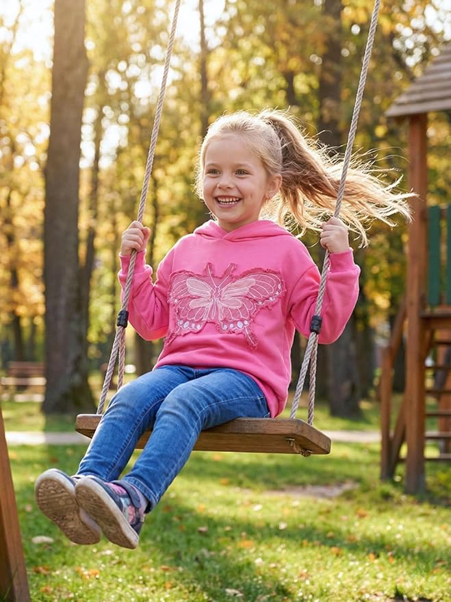 WELAKEN Sweatshirts for Girls Toddler & Kids II Little Girl's Pullover Tops - Image 4