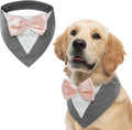 FUAMEY Dog Tuxedo for Large Dogs, Dog Formal Suit Dogs Attire Pet Bow Tie Puppy by FUAMEY