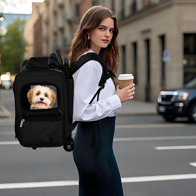 EliteField Deluxe Backpack Pet Carrier, Travel Soft-Sided Carrier Bag - Image 3
