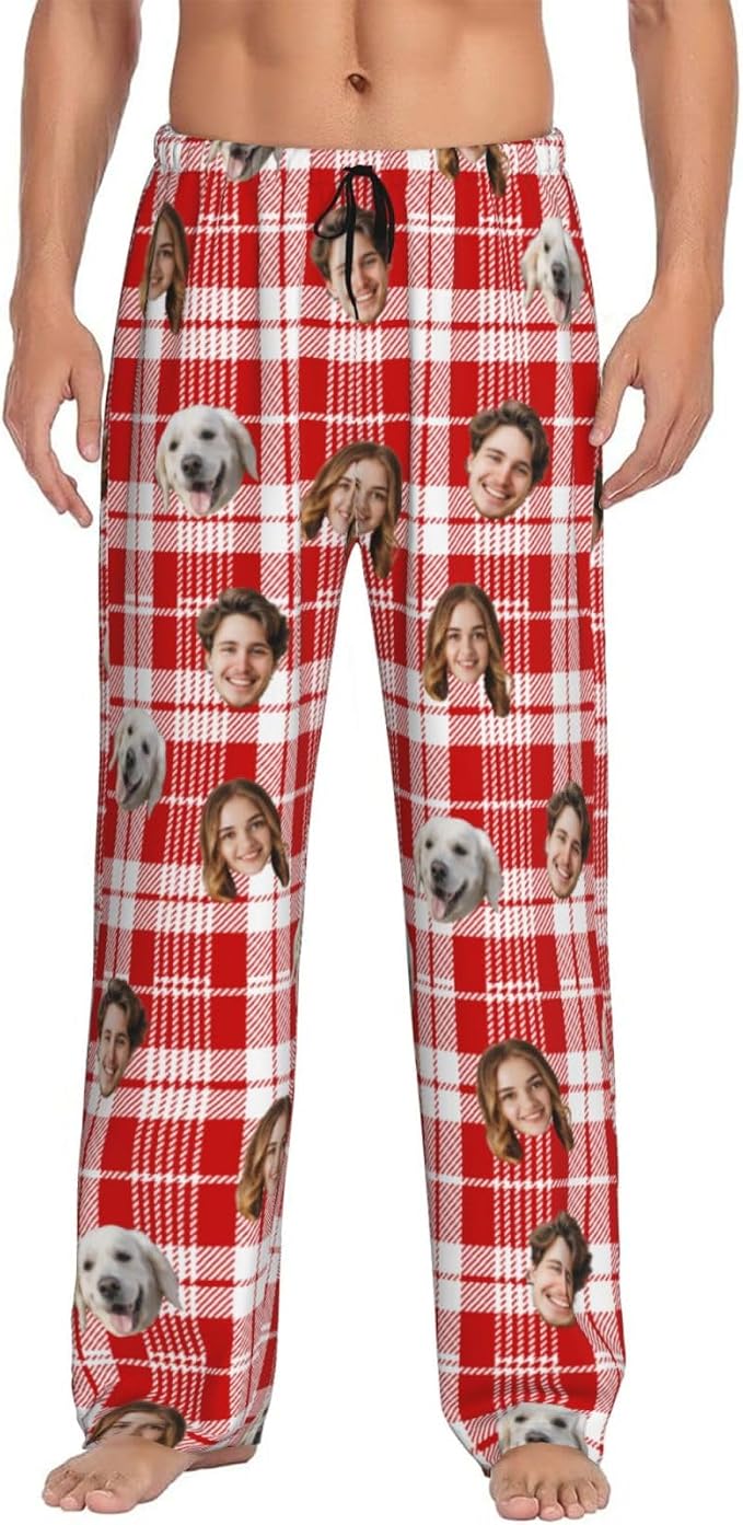 Personalized Pajama Pants For Men Women Custom Pajama Pants by Unknown