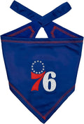 Pets First NBA Philadelphia 76ERS TIE Bandana, Size Large/X-Large. Dog Bandana by PETSFIRST