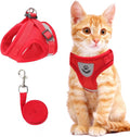Red Cat & Dog Vest Harness by NCMAMA
