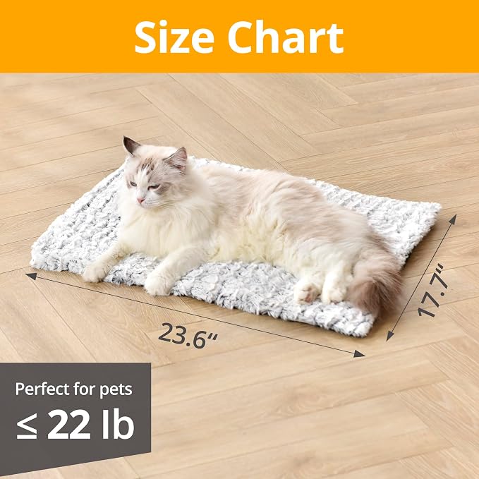 Self Warming Cat Bed, Non-Slip Heated Cat Mat Thermal Blanket - Image 5