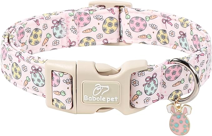 Easter Dog Collar for Medium Dogs by Babolepet