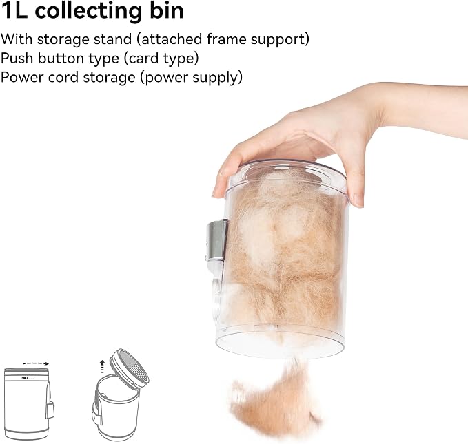 Neakasa 5 in 1 P0 Pro Dog Grooming Vacuum - Image 9