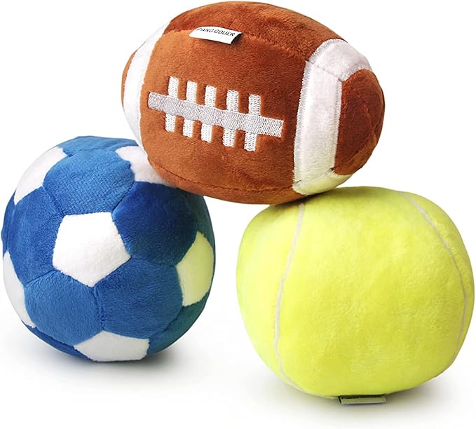 3-PACK Interactive Dog Toys Ball Suitable by PIANG+GOUER