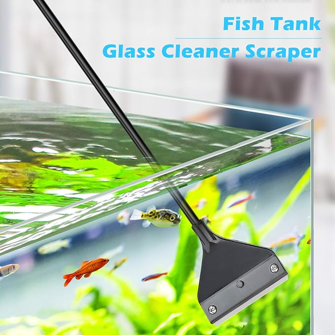 Algae Scraper for Glass Aquariums, Fish Tank Cleaner, Aquarium Algae Scrapers - Image 2