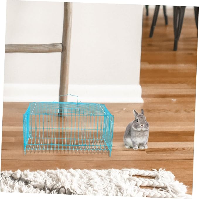 Happyyami Square Pillow Cage for Small Pets Bird Travel Carrier Sturdy Wire - Image 8