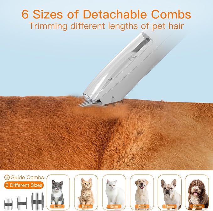 AIRROBO Dog Grooming Vacuum Kit, 12000Pa Strong Pet Vacuum - Image 6