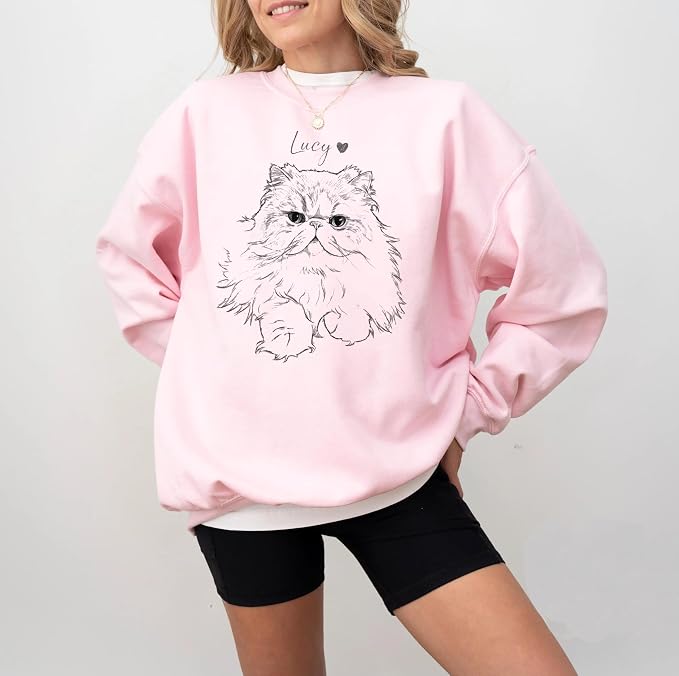 Custom Pet Sweatshirts with Photo and Name, Personalized Dog Sweatshirt - Image 3