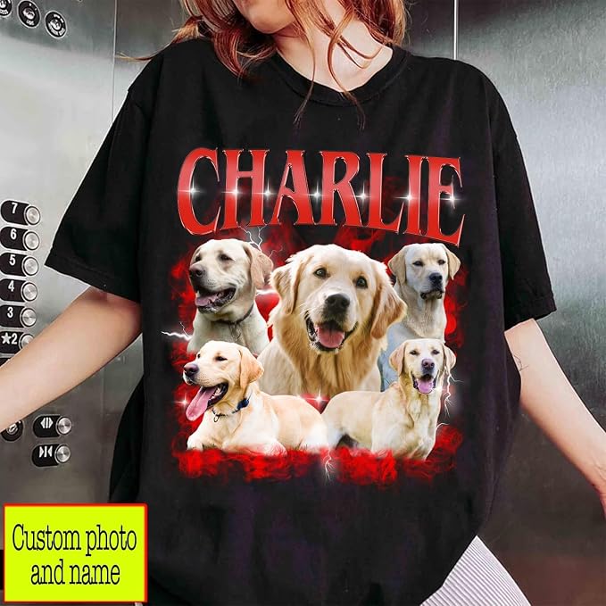 NAZENTI Personalized Dog Mom Sweatshirt, Custom Design Your Own Shirt From Photo - Image 2