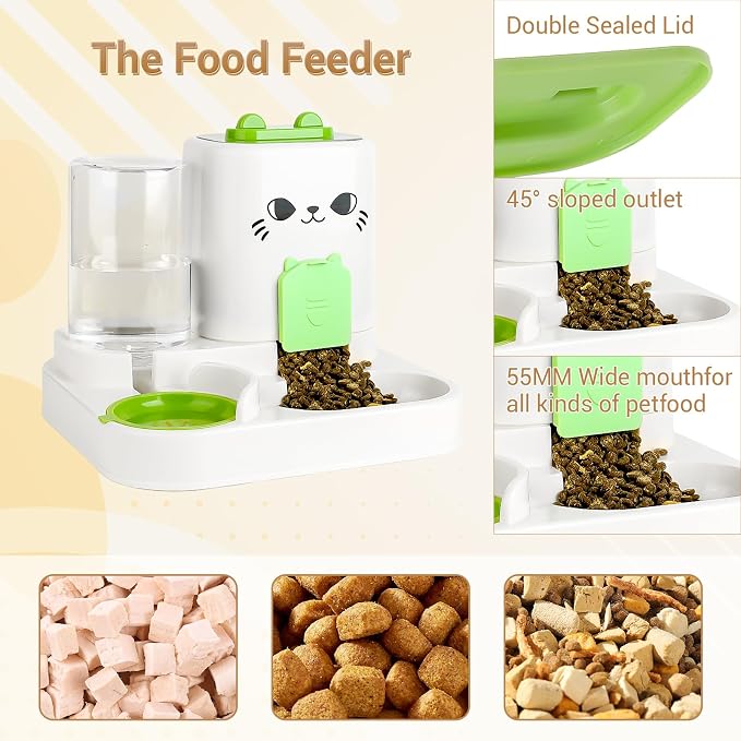2-in-1 Gravity Pet Feeder & Water Dispenser - Image 4