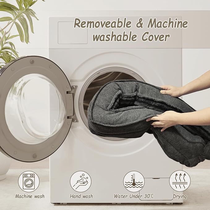 WINDRACING Luxury Dog Couch Bed, Washable Calming Dog Couch Cover, Couch - Image 6