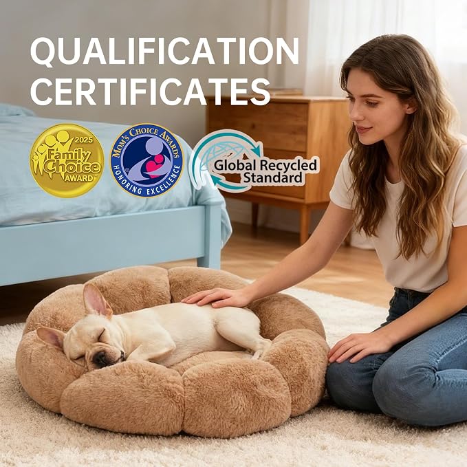 OhGeni 20 inches Calming Donut Dog & Cat Bed - Image 4