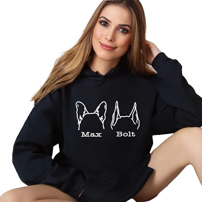 Custom Dog Mom Shirt for Women Pet Ears Sweatshirt - Image 6