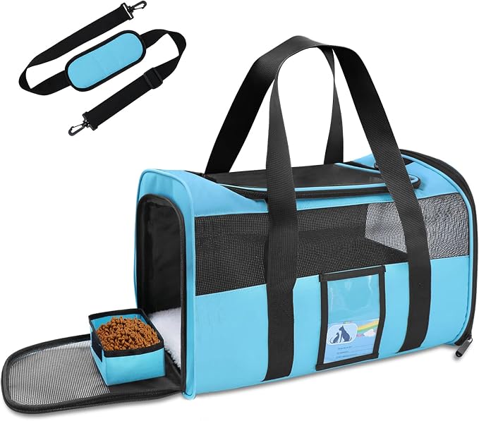 Refrze Pet Carrier Airline Approved, Cat Carriers by Refrze