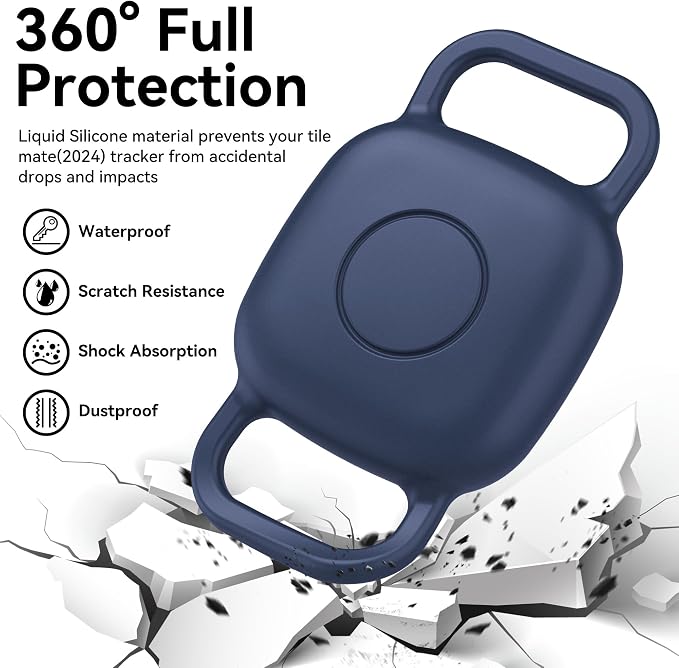 DDJ 2-Pack Dog Collar Holder for Tile Life360 Mate 2022 Tracker, Waterproof - Image 4