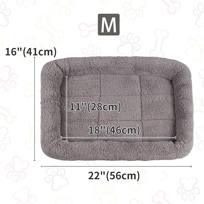 Cat Bed Washable Indoor Cat Cushion Bed, Soft and Cozy Plush Pet Bed-M - Image 5