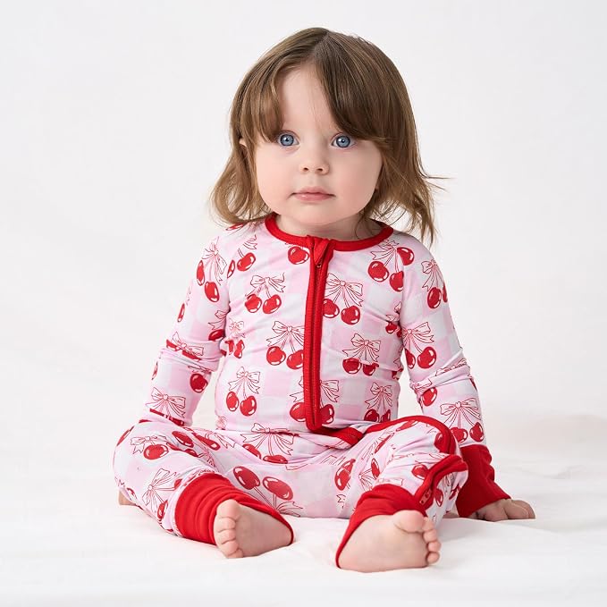 pureborn Baby Infant Boys Girls Sleeper Snug Fit Viscose from Bamboo Pajamas - Image 2