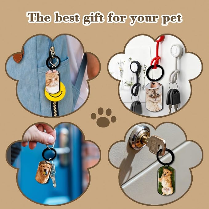 QYH Custom Memorial Dog Keychain - Image 4
