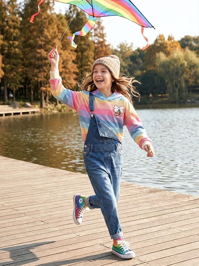 WELAKEN Sweatshirts for Girls Toddler & Kids II Little Girl's Pullover Tops - Image 3