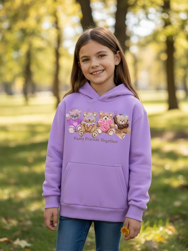 WELAKEN Sweatshirts for Girls Toddler & Kids II Little Girl's Pullover Tops - Image 3