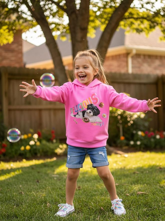 WELAKEN Sweatshirts for Girls Toddler & Kids II Little Girl's Pullover Tops - Image 2