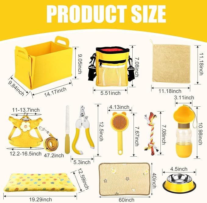 Abbylike 50 Pcs Puppy Supplies Starter Kit - Image 2
