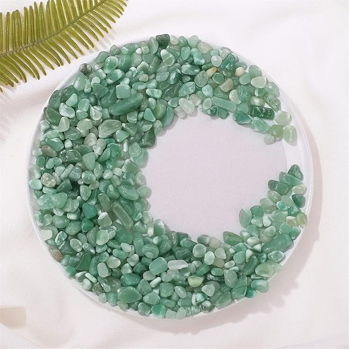 Green Aventurine Healing Crystal Chips Bulk Gemstones Sets Tumbled Crushed - Image 7