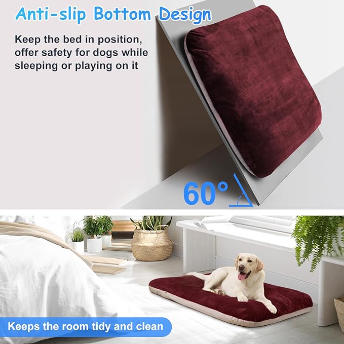 Magic Dog Super Soft Extra Large Dog Bed, 47 Inches Jumbo Orthopedic Foam Pet - Image 4