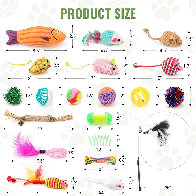 Fashion's Talk Cat Toys Variety Pack - Image 6