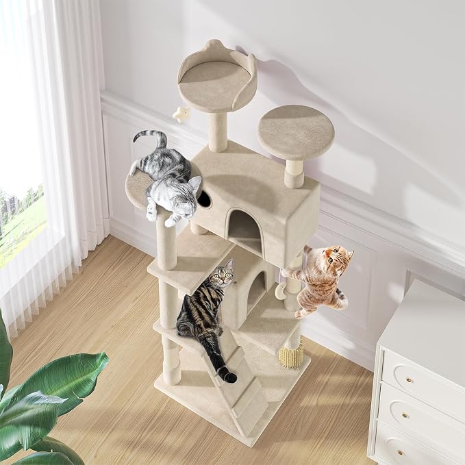 MoNiBloom 70 Inch Cat Tree Tower - Image 8