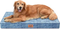 Outdoor Orthopedic Dog Bed for Extra Large Dogs, XL Waterproof Flat Pet Bed by TailStories