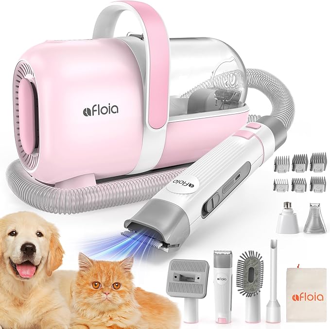 Afloia 6-in-1 Dog Grooming Kit, Pet Grooming Vacuum by Afloia