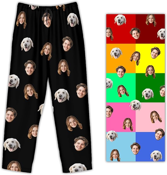 Personalized Pajama Pants For Men Women Custom Pajama Pants - Image 2