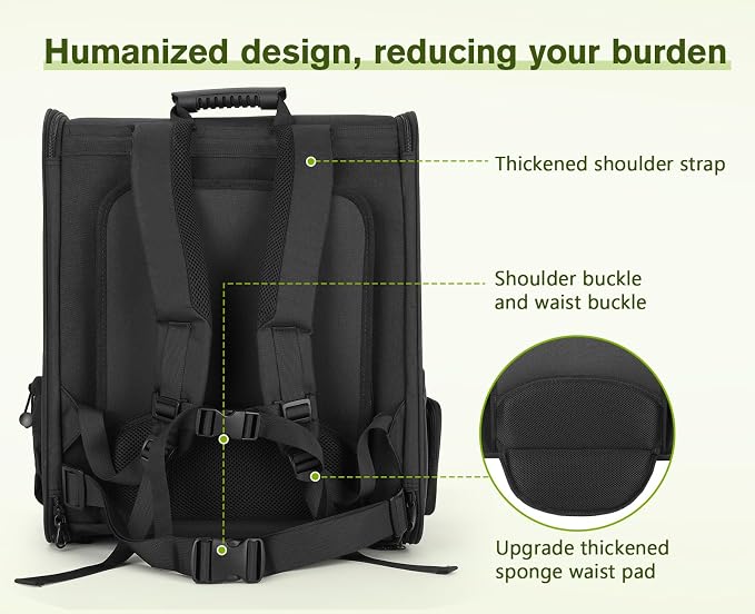 Pecute Pet Carrier Backpack, Large Cat Carrier Backpack, Expandable cat Backpack - Image 4