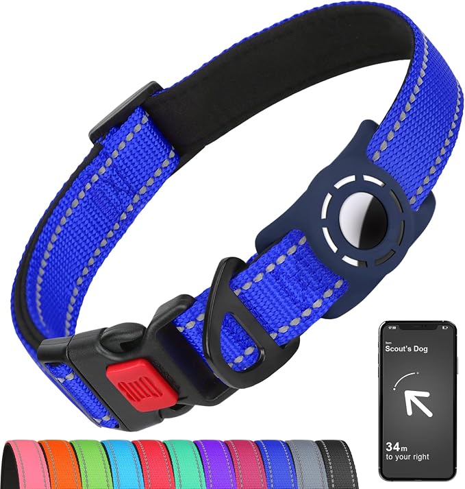 Airtag Dog Collar with AirTag Holder by Erbine
