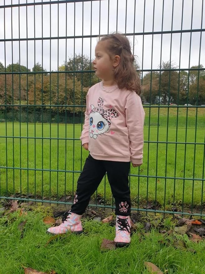 Toddler Baby Girls Clothes Long-sleeve Tie Dye Hoodie Sweatshirt Pants Hooded - Image 7