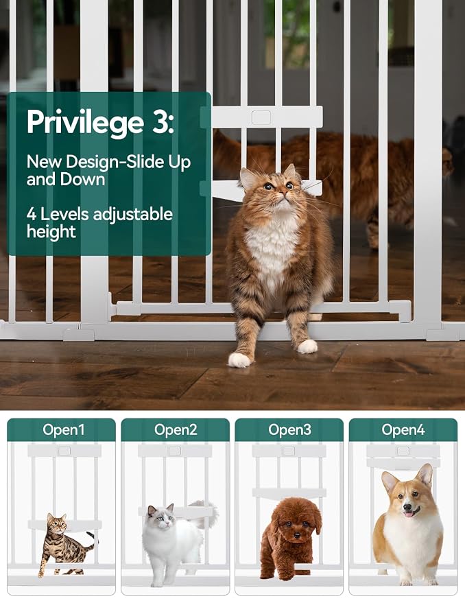 Babelio 36 Inch Extra Tall Baby Gate - Image 3