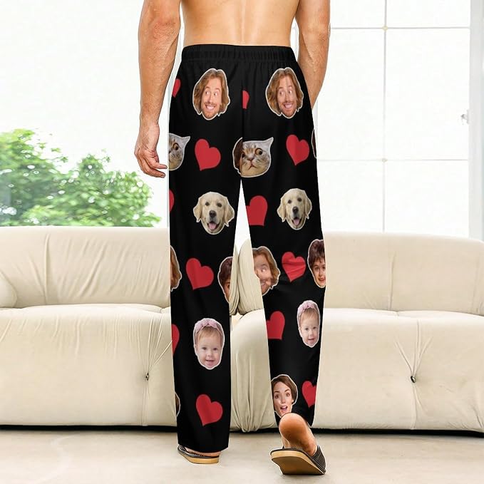 Custom Pajamas Pants with Photo - Image 6