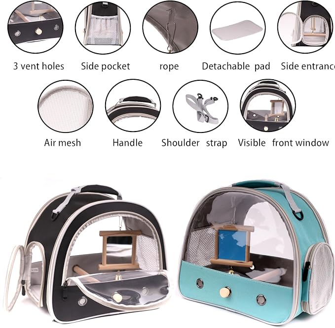 Parrot Travel Cage Carrier - Image 6